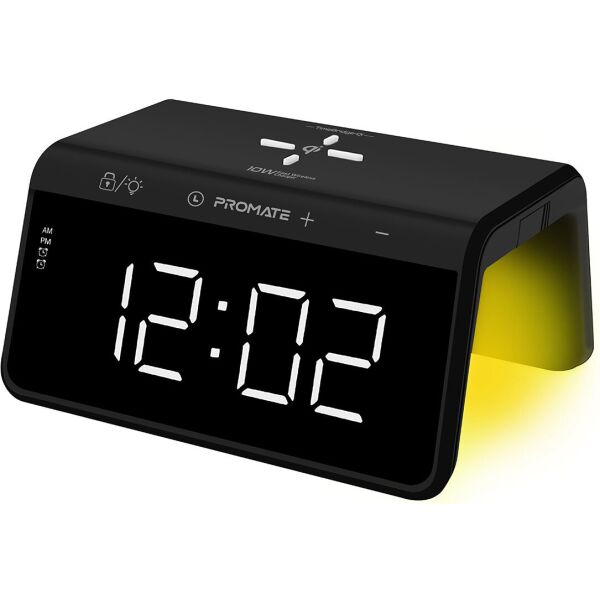 Настольные часы-будильник Promate TimeBridge-Qi с беспроводной зарядкой 10 Вт Black (timebridge-qi.black)
Настольные часы-будильник Promate TimeBridge-Qi с беспроводной зарядкой 10 Вт Black (timebridge-qi.black)