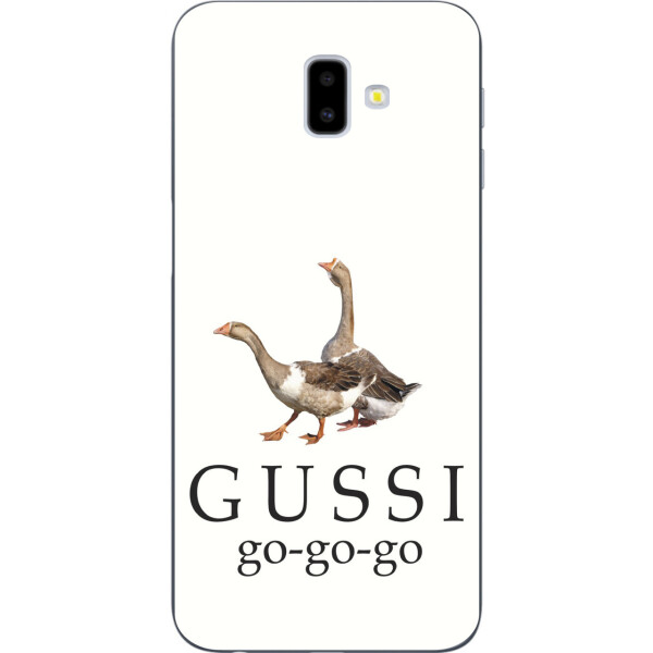 Антибрендовый силиконовый чехол Amstel для Samsung Galaxy J6 Plus 2018 с картинкой Gussi go go
Антибрендовый силиконовый чехол Amstel для Samsung Galaxy J6 Plus 2018 с картинкой Gussi go go