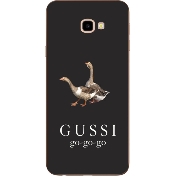 Антибрендовый силиконовый чехол Amstel для Samsung Galaxy J4 Plus 2018 Gussi go go на черном фоне
Антибрендовый силиконовый чехол Amstel для Samsung Galaxy J4 Plus 2018 Gussi go go на черном фоне