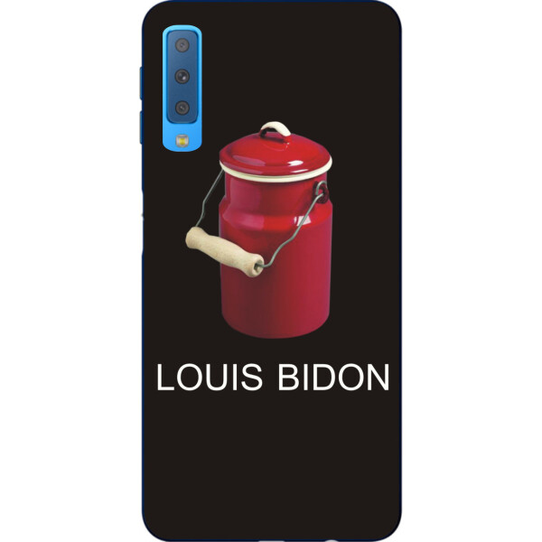 Антибрендовый силиконовый чехол Amstel для Samsung A750F Galaxy A7 2018 с картинкой Louis Bidon на черном фоне 
Антибрендовый силиконовый чехол Amstel для Samsung A750F Galaxy A7 2018 с картинкой Louis Bidon на черном фоне