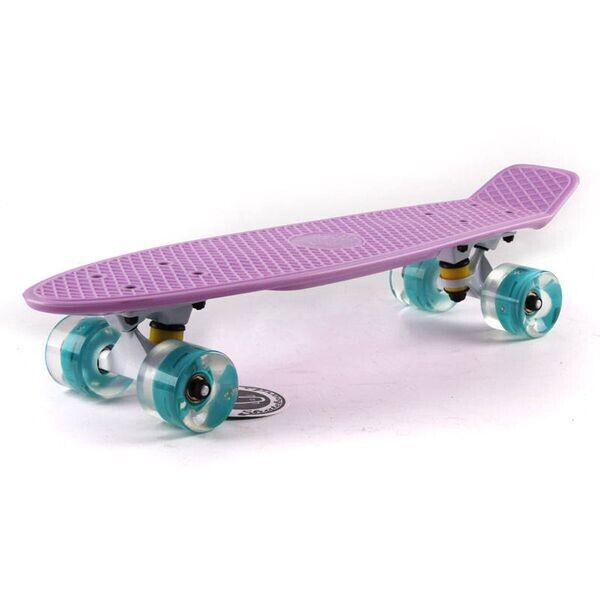 Скейтборд Пенни Борд Fish Skateboard penny Светятся колеса Лиловый 57см (FL1)
Скейтборд Пенни Борд Fish Skateboard penny Светятся колеса Лиловый 57см (FL1)