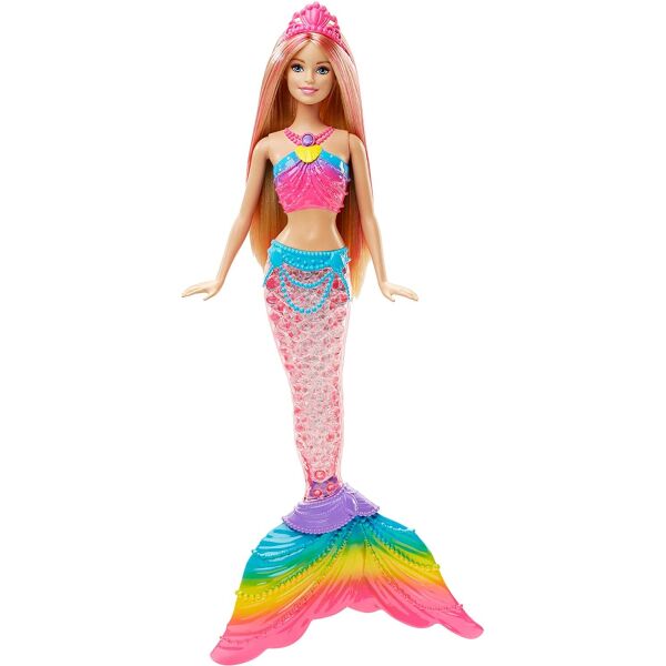 Кукла Барби Русалочка Яркие огоньки Дримтопия Barbie Dreamtopia Rainbow Lights Mermaid Doll, Blonde DHC40
Кукла Барби Русалочка Яркие огоньки Дримтопия Barbie Dreamtopia Rainbow Lights Mermaid Doll, Blonde DHC40