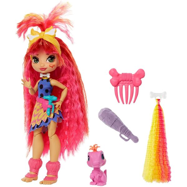 Кукла Эмберли и питомец Флер Пещерный клуб с неоновой прядью Cave Club Emberly Doll with Flaire Dinosaur Pet & neon-bright hair GNM08
Кукла Эмберли и питомец Флер Пещерный клуб с неоновой прядью Cave Club Emberly Doll with Flaire Dinosaur Pet & neon-bright hair GNM08