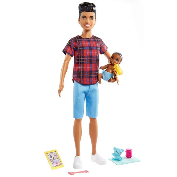 Кукла Барби Скиппер Парень Няня с младенцем Barbie Skipper Babysitters Inc. Brunette Boy Doll & Baby GRP14
Кукла Барби Скиппер Парень Няня с младенцем Barbie Skipper Babysitters Inc. Brunette Boy Doll & Baby GRP14