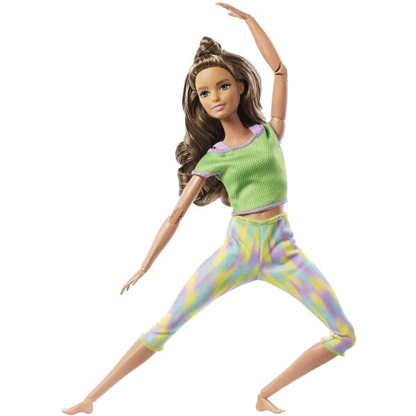 Кукла Барби Йога Двигайся как я Barbie Made to Move Doll Wearing Green Dye Pants, Long Wavy Brunette Hair GXF05
Кукла Барби Йога Двигайся как я Barbie Made to Move Doll Wearing Green Dye Pants, Long Wavy Brunette Hair GXF05