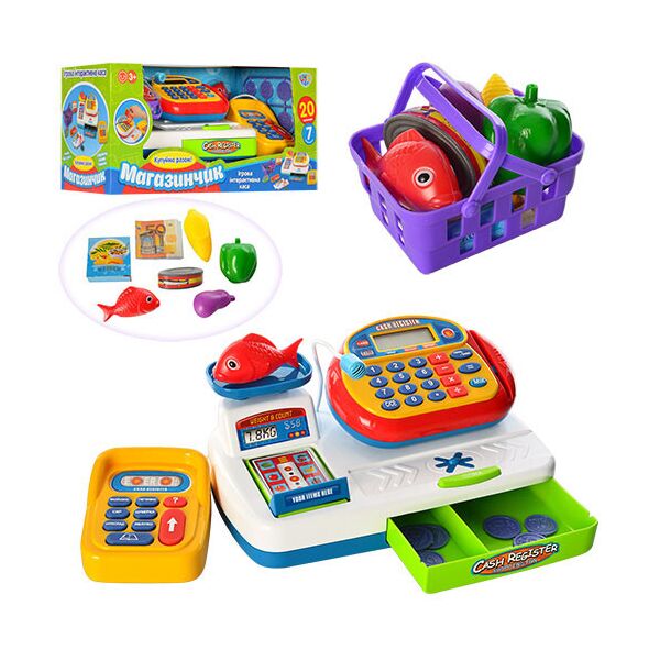 Детский кассовый аппарат Мой магазин 7019 
Детский кассовый аппарат Мой магазин 7019
