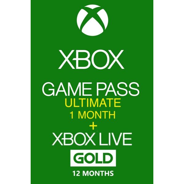 Электронный код (Подписка) Xbox Game Pass Ultimate 1 месяц + Xbox Live Gold на 12 месяцев Xbox One/Series для всех регионов и стран
Электронный код (Подписка) Xbox Game Pass Ultimate 1 месяц + Xbox Live Gold на 12 месяцев Xbox One/Series для всех регионов и стран