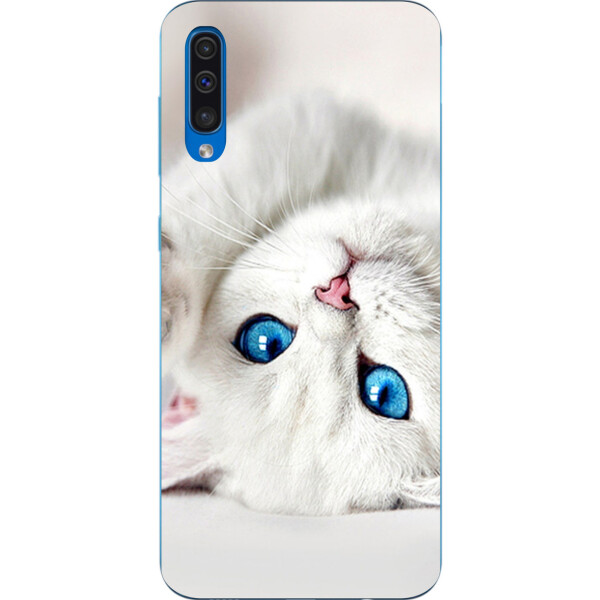 Силиконовый чехол бампер Amstel для Samsung Galaxy A50 2019 A505F с картинкой Белый котик
Силиконовый чехол бампер Amstel для Samsung Galaxy A50 2019 A505F с картинкой Белый котик