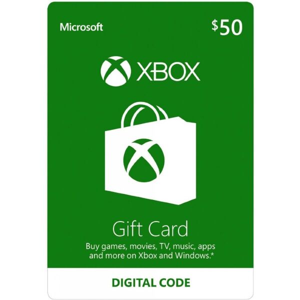 Электронный код Xbox Live / Gift Card пополнение бумажника счета своего аккаунта на сумму 50 usd US-регион
Электронный код Xbox Live / Gift Card пополнение бумажника счета своего аккаунта на сумму 50 usd US-регион