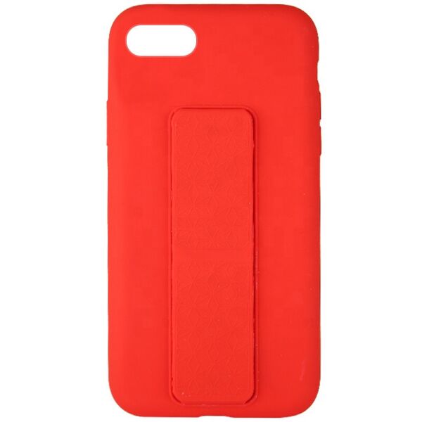 Противоударный Защитный Силиконовый Чехол - Накладка с Держателем Epik Silicone Case Hand Holder для Apple iPhone 7 / 8 / SE (2020) (4.7") Матовый / + Функция Подставки / с Микрофиброй / Красный / Red
Противоударный Защитный Силиконовый Чехол - Накладка с Держателем Epik Silicone Case Hand Holder для Apple iPhone 7 / 8 / SE (2020) (4.7") Матовый / + Функция Подставки / с Микрофиброй / Красный / Red
