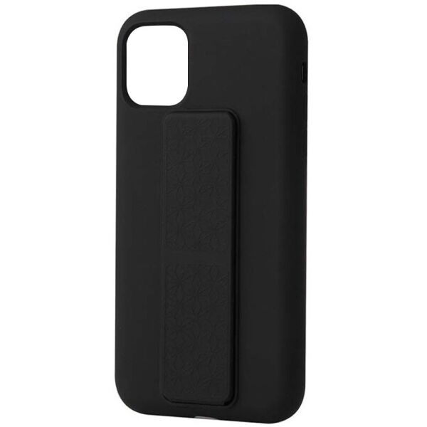Противоударный Защитный Силиконовый Чехол - Накладка с Держателем Epik Silicone Case Hand Holder для Apple iPhone 12 Pro / 12 (6.1") Матовый / + Функция Подставки / с Микрофиброй / Черный / Black
Противоударный Защитный Силиконовый Чехол - Накладка с Держателем Epik Silicone Case Hand Holder для Apple iPhone 12 Pro / 12 (6.1") Матовый / + Функция Подставки / с Микрофиброй / Черный / Black
