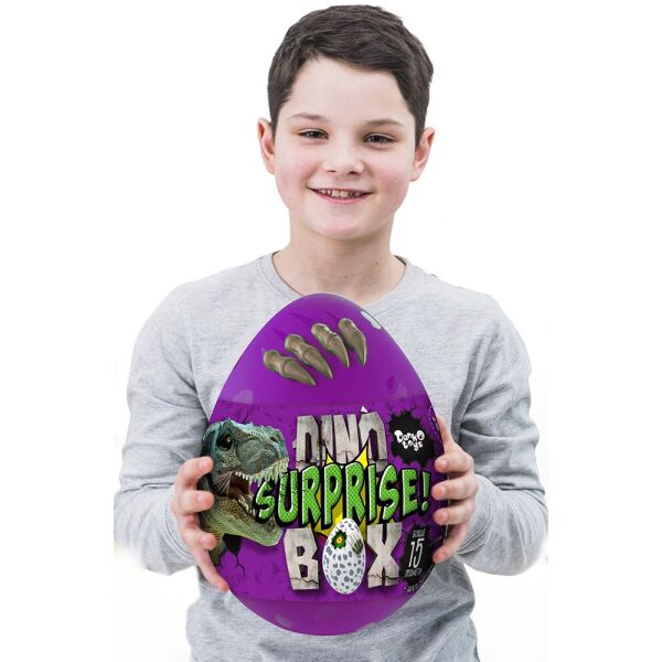 Детский игровой набор для творчества Яйцо Динозавра Danko Toys Dino BOX 30 см 15 сюрпризов Фиолетовый DSB0101U
Детский игровой набор для творчества Яйцо Динозавра Danko Toys Dino BOX 30 см 15 сюрпризов Фиолетовый DSB0101U
