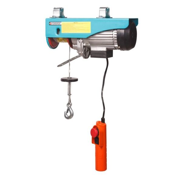 Таль подвесная 250/500 кг (220V, 1000W, высота подъема: 250кг - 12м, 500кг - 6м) Forsage F-TRH1005
Таль подвесная 250/500 кг (220V, 1000W, высота подъема: 250кг - 12м, 500кг - 6м) Forsage F-TRH1005