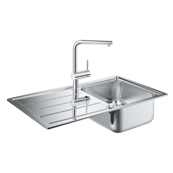Набор Grohe мойка кухонная K500 31573SD0 + смеситель Minta 32168000 хром/сталь (71317)
Набор Grohe мойка кухонная K500 31573SD0 + смеситель Minta 32168000 хром/сталь (71317)