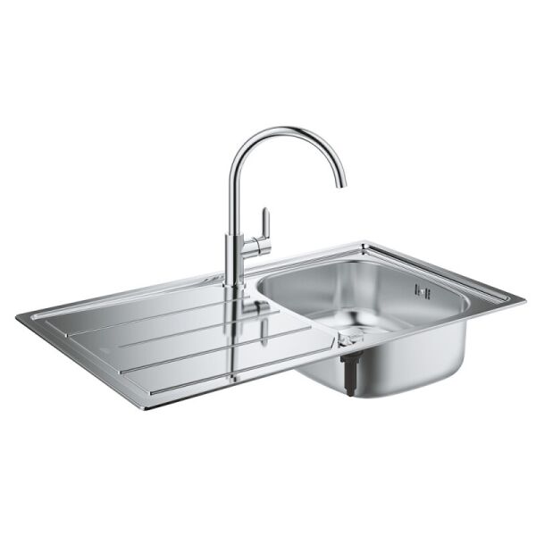 Набор Grohe мойка кухонная K200 31562SD0 + смеситель BauEdge 31367000 хром/сталь (71304)
Набор Grohe мойка кухонная K200 31562SD0 + смеситель BauEdge 31367000 хром/сталь (71304)