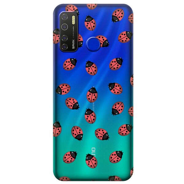 Прозрачный силиконовый чехол iSwag для Tecno Spark 5 Pro с рисунком - Божьи коровки (KS9608)
Прозрачный силиконовый чехол iSwag для Tecno Spark 5 Pro с рисунком - Божьи коровки (KS9608)