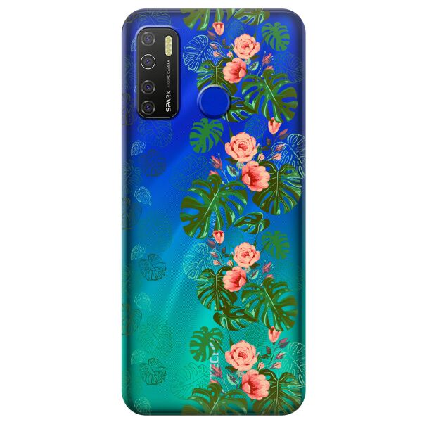 Прозрачный силиконовый чехол iSwag для Tecno Spark 5 Pro с рисунком - Тропические листья (KS9619)
Прозрачный силиконовый чехол iSwag для Tecno Spark 5 Pro с рисунком - Тропические листья (KS9619)