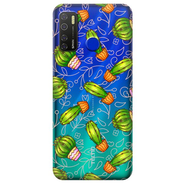 Прозрачный силиконовый чехол iSwag для Tecno Spark 5 Pro с рисунком - Арт кактусы (KS9624)
Прозрачный силиконовый чехол iSwag для Tecno Spark 5 Pro с рисунком - Арт кактусы (KS9624)