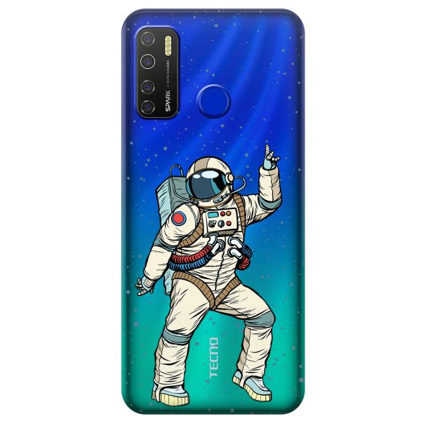 Прозрачный силиконовый чехол iSwag для Tecno Spark 5 Pro с рисунком - Веселый космонавт (KS9627)
Прозрачный силиконовый чехол iSwag для Tecno Spark 5 Pro с рисунком - Веселый космонавт (KS9627)