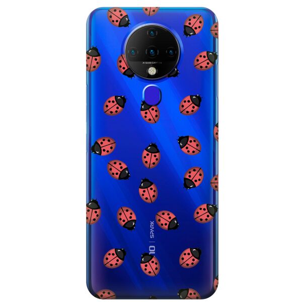 Прозрачный силиконовый чехол iSwag для Tecno Spark 6 с рисунком - Божьи коровки (KS9533)
Прозрачный силиконовый чехол iSwag для Tecno Spark 6 с рисунком - Божьи коровки (KS9533)