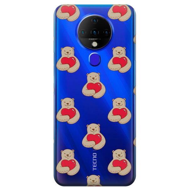 Прозрачный силиконовый чехол iSwag для Tecno Spark 6 с рисунком - Влюбленные медведи (KS9548)
Прозрачный силиконовый чехол iSwag для Tecno Spark 6 с рисунком - Влюбленные медведи (KS9548)