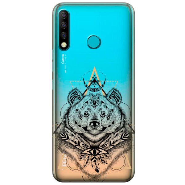 Прозрачный силиконовый чехол iSwag для Tecno Spark 4 с рисунком - Медведь индеец (KS9784)
Прозрачный силиконовый чехол iSwag для Tecno Spark 4 с рисунком - Медведь индеец (KS9784)