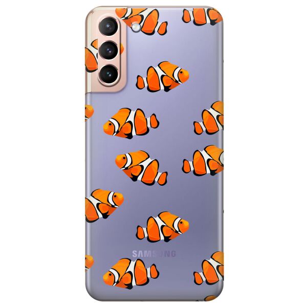Прозрачный силиконовый чехол iSwag для Samsung Galaxy S21 Plus с рисунком - Рыбки (KS11041)
Прозрачный силиконовый чехол iSwag для Samsung Galaxy S21 Plus с рисунком - Рыбки (KS11041)