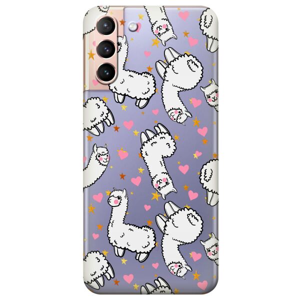 Прозрачный силиконовый чехол iSwag для Samsung Galaxy S21 Plus с рисунком - Ламы (KS11047)
Прозрачный силиконовый чехол iSwag для Samsung Galaxy S21 Plus с рисунком - Ламы (KS11047)