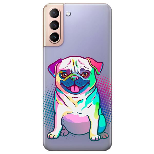 Прозрачный силиконовый чехол iSwag для Samsung Galaxy S21 Plus с рисунком - Мопс (KS11060)
Прозрачный силиконовый чехол iSwag для Samsung Galaxy S21 Plus с рисунком - Мопс (KS11060)