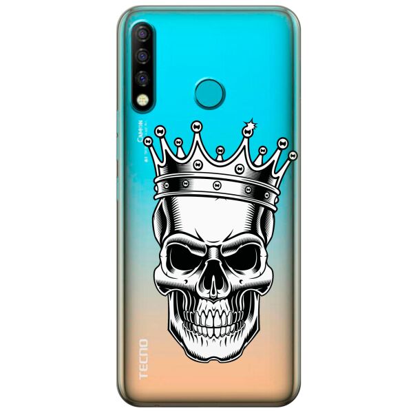 Прозрачный силиконовый чехол iSwag для Tecno Camon 12 CC7 с рисунком - Царский череп (KS9865)
Прозрачный силиконовый чехол iSwag для Tecno Camon 12 CC7 с рисунком - Царский череп (KS9865)