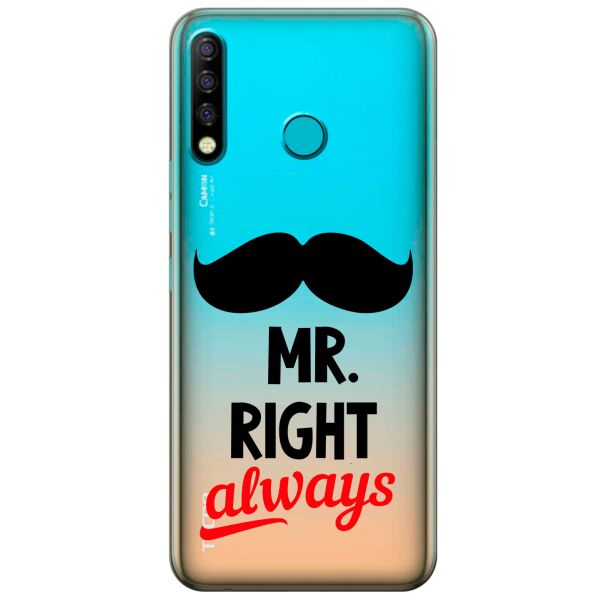 Прозрачный силиконовый чехол iSwag для Tecno Camon 12 CC7 с рисунком - Mr Right (KS9870)
Прозрачный силиконовый чехол iSwag для Tecno Camon 12 CC7 с рисунком - Mr Right (KS9870)