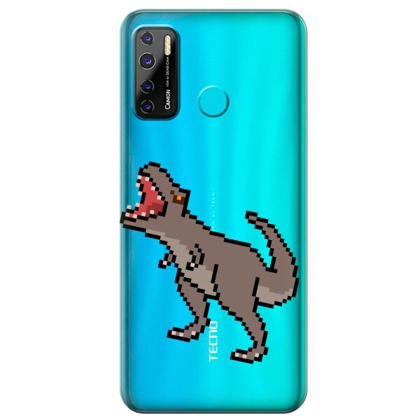 Прозрачный силиконовый чехол iSwag для Tecno Camon 15 Air с рисунком - Пиксельный динозавр (KS10375)
Прозрачный силиконовый чехол iSwag для Tecno Camon 15 Air с рисунком - Пиксельный динозавр (KS10375)