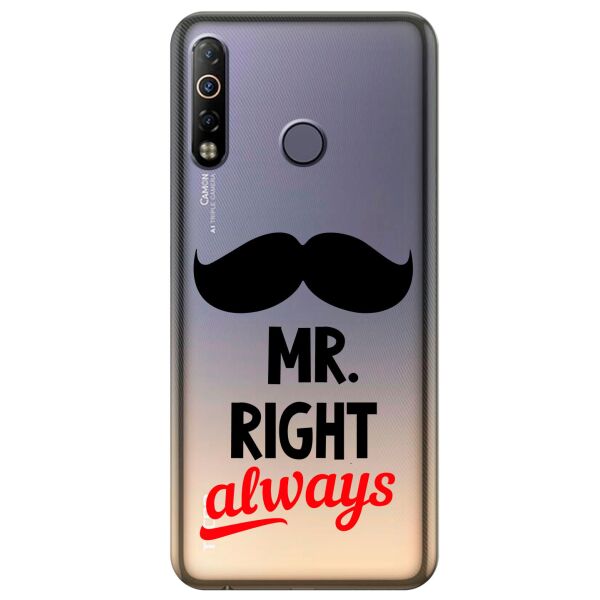 Прозрачный силиконовый чехол iSwag для Tecno Camon 12 Air с рисунком - Mr Right (KS10470)
Прозрачный силиконовый чехол iSwag для Tecno Camon 12 Air с рисунком - Mr Right (KS10470)