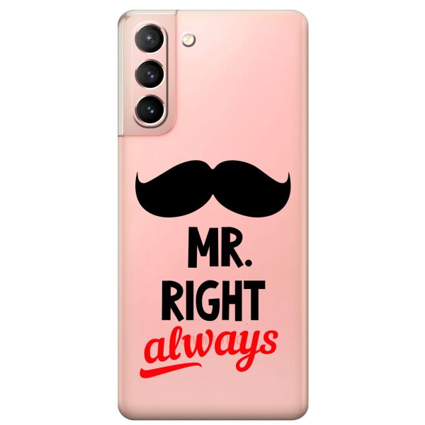 Прозрачный силиконовый чехол iSwag для Samsung Galaxy S21 с рисунком - Mr Right (KS10920)
Прозрачный силиконовый чехол iSwag для Samsung Galaxy S21 с рисунком - Mr Right (KS10920)