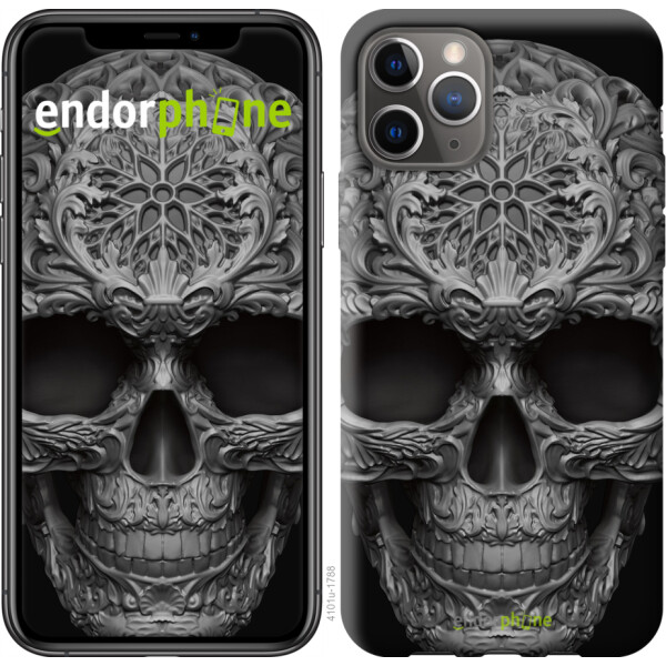 Чехол на iPhone 11 Pro skull-ornament 4101t-1788, 2D пластик 
Чехол на iPhone 11 Pro skull-ornament 4101t-1788, 2D пластик