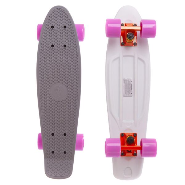 Скейтборд пластиковый Penny RUBBER SOFT TWIN FISH 22in двухцветная дека SK-410-1 (серый-белый)
Скейтборд пластиковый Penny RUBBER SOFT TWIN FISH 22in двухцветная дека SK-410-1 (серый-белый)
