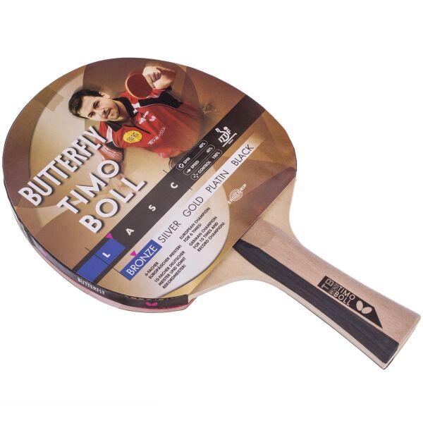Ракетка для настольного тенниса 1 штука BUTTERFLY 85011 TIMO BOLL BRONZE (древесина, резина)
Ракетка для настольного тенниса 1 штука BUTTERFLY 85011 TIMO BOLL BRONZE (древесина, резина)