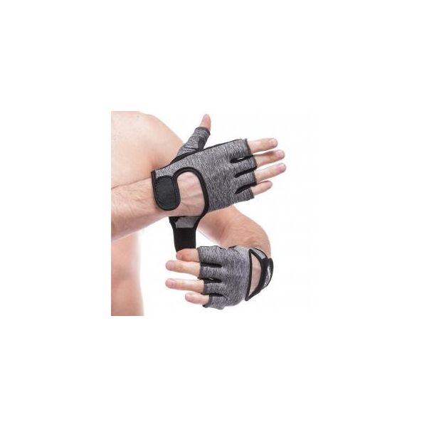 Перчатки для фитнеca HARD TOCH FG-003 (PVC, PL, открытые пальцы, р-р XS-L, черный-серый)
Перчатки для фитнеca HARD TOCH FG-003 (PVC, PL, открытые пальцы, р-р XS-L, черный-серый)