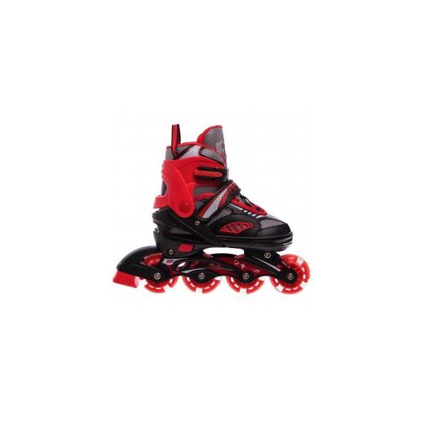 Роликовые коньки раздвижные JINGFENG SK-189 (31-42) (PL, PVC, колесо PU светящ., алюм., цвета в ассортименте)
Роликовые коньки раздвижные JINGFENG SK-189 (31-42) (PL, PVC, колесо PU светящ., алюм., цвета в ассортименте)