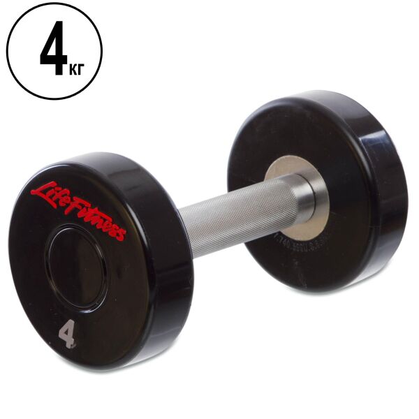 Гантель цельная профессиональная Life Fitness (1шт) SC-80081-4 4кг (полиуретановое покрытие, вес 4кг)
Гантель цельная профессиональная Life Fitness (1шт) SC-80081-4 4кг (полиуретановое покрытие, вес 4кг)