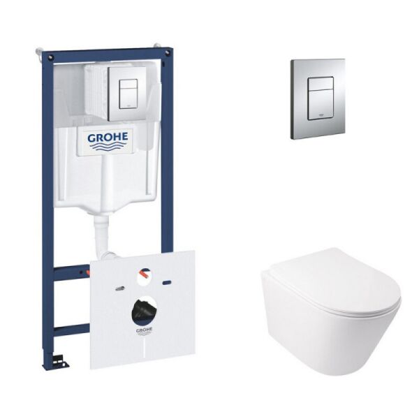 Набор инсталляция 5 в 1 Grohe Rapid SL 38827000 + унитаз с сиденьем Qtap Swan QT16335178W
Набор инсталляция 5 в 1 Grohe Rapid SL 38827000 + унитаз с сиденьем Qtap Swan QT16335178W