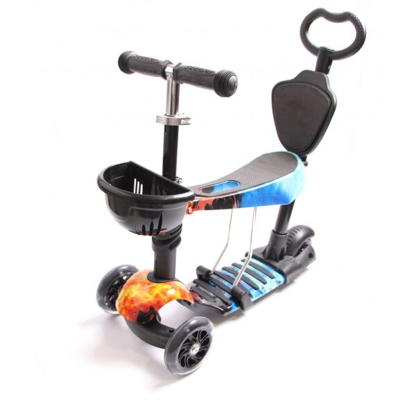 Самокат детский Scooter ''Букашка'' 5 in 1 сидушка + корзинка + родительская ручка Fire Blue
Самокат детский Scooter ''Букашка'' 5 in 1 сидушка + корзинка + родительская ручка Fire Blue