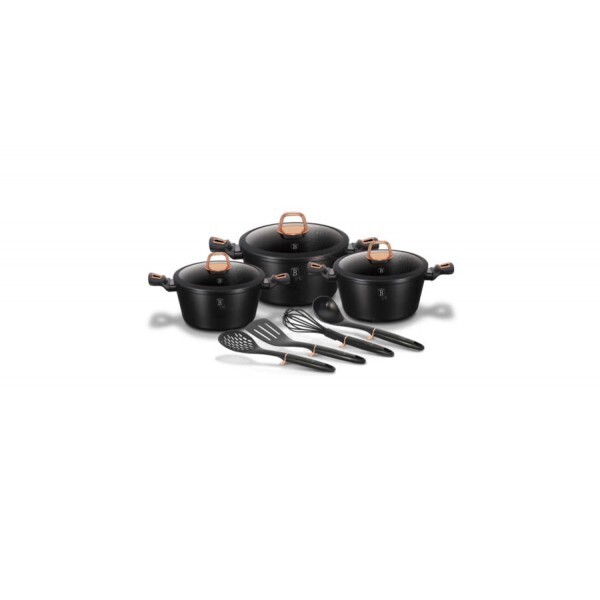 Набор посуды Berlinger Haus Black Rose Collection из кованого алюминия с мраморным покрытием 10 предметов (BH-6154) (NP)
Набор посуды Berlinger Haus Black Rose Collection из кованого алюминия с мраморным покрытием 10 предметов (BH-6154) (NP)