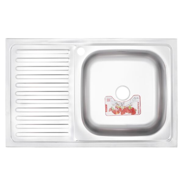 Кухонная мойка накладная Z8050R-06-160E ZX1613 Zerix Стальной (ZX1613)
Кухонная мойка накладная Z8050R-06-160E ZX1613 Zerix Стальной (ZX1613)