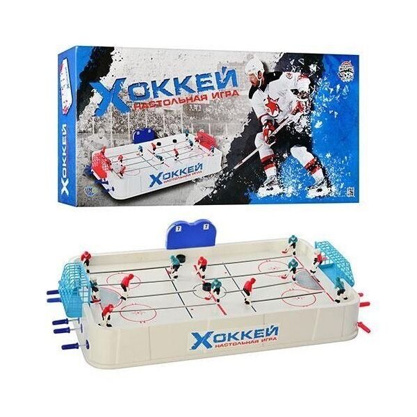 Хоккей Joy Toy 0704 на штангу, размер поля 69-40см, Фигурки 14шт, Шайбы 2шт, 87-43,5-11,5 см
Хоккей Joy Toy 0704 на штангу, размер поля 69-40см, Фигурки 14шт, Шайбы 2шт, 87-43,5-11,5 см