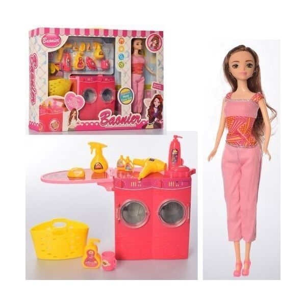 Кукла A-Toys JJ8568, Прачечная (Стиральная машина 16 см, Флаконы, Корзина), 45-32-7 см
Кукла A-Toys JJ8568, Прачечная (Стиральная машина 16 см, Флаконы, Корзина), 45-32-7 см