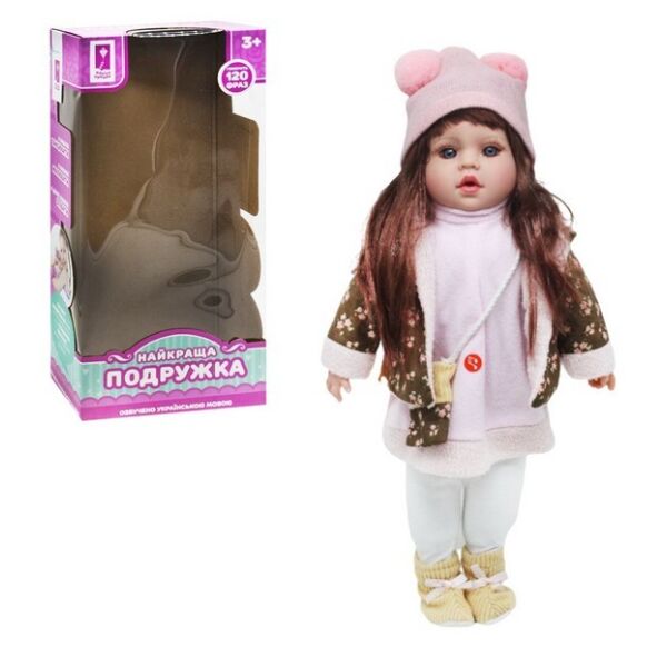 Кукла Лучшая подружка говорит 120 фраз на украинском языке, Baby-Toy, PL-520-1801C, в розовой шапочке
Кукла Лучшая подружка говорит 120 фраз на украинском языке, Baby-Toy, PL-520-1801C, в розовой шапочке