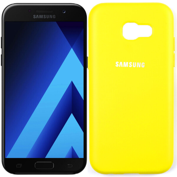 Чехол силиконовый оригинальный для Samsung A520 Galaxy A5 2017 Ярко жёлтый FULL (28090)
Чехол силиконовый оригинальный для Samsung A520 Galaxy A5 2017 Ярко жёлтый FULL (28090)