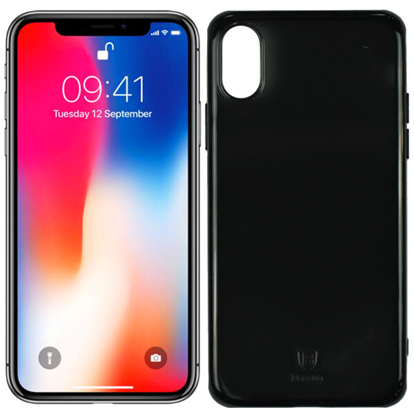 Чехол Baseus Simple Series Case для iPhone X (Anti-fall TPU) Transparent Black (C01) (22028)
Чехол Baseus Simple Series Case для iPhone X (Anti-fall TPU) Transparent Black (C01) (22028)