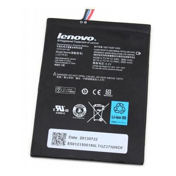 Аккумулятор для Lenovo A1000 / A1010 / A3000 / A3300 / A5000 IdeaTab / L12D1P31 / L12T1P33
Аккумулятор для Lenovo A1000 / A1010 / A3000 / A3300 / A5000 IdeaTab / L12D1P31 / L12T1P33